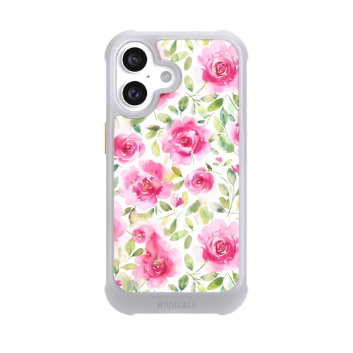 Apple iPhone 16 NIVOmax Aquarell Frische Rosen