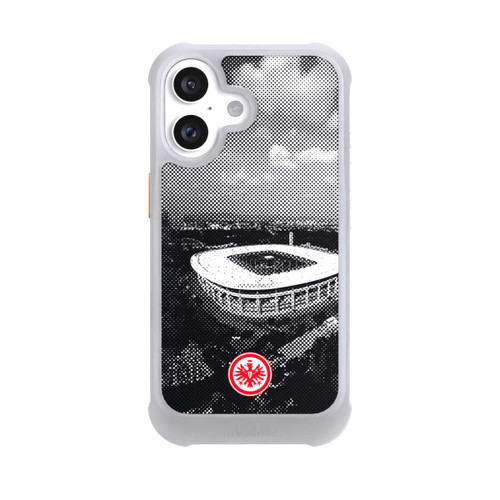 Apple iPhone 16 NIVOmax SGE Stadion Schwarz Weiß