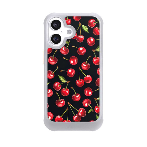 Apple iPhone 16 NIVOmax Kirschmuster Schwarz mit KI