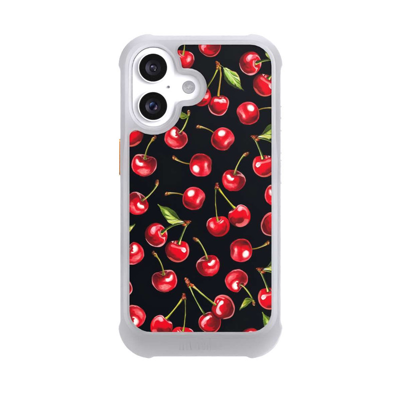 iPhone 16 NIVOmax Kirschmuster Schwarz mit KI