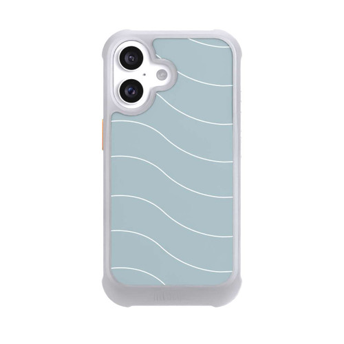 Apple iPhone 16 NIVOmax Trendy Lines White Green