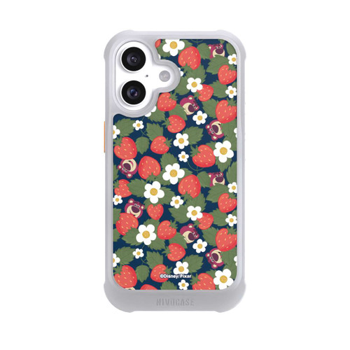 Apple iPhone 16 NIVOmax Lotso Toy Story Strawberry Flower Pattern