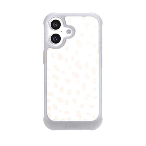 Apple iPhone 16 NIVOmax Tigermuster Beige Weiß 