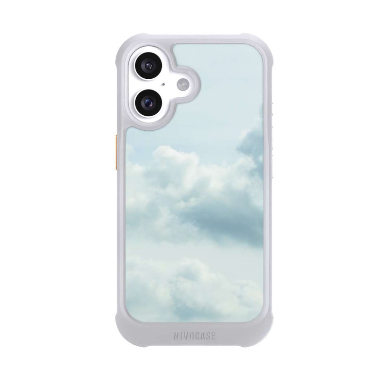 iPhone 16 NIVOmax Pastel Blue Clouds