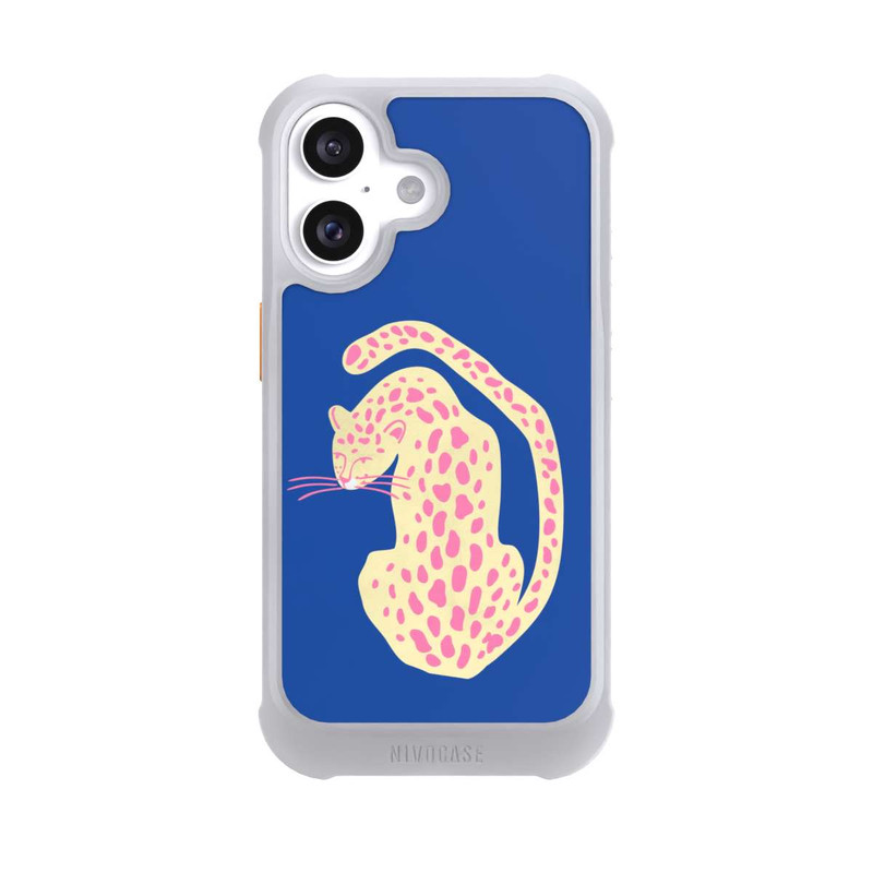 iPhone 16 NIVOmax Blue Pink Cat
