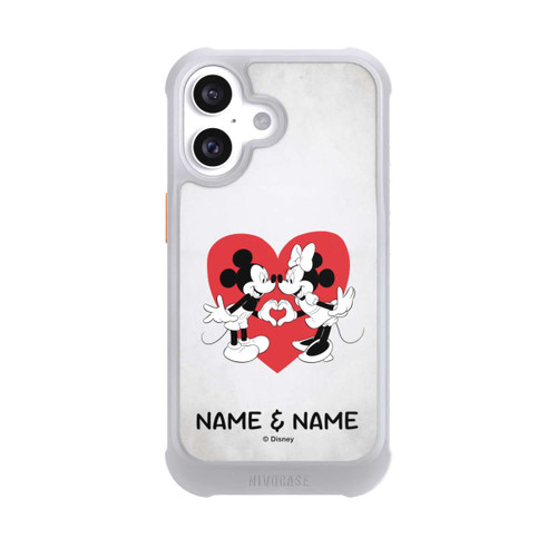 Apple iPhone 16 NIVOmax Minnie und Micky Personalisierbar