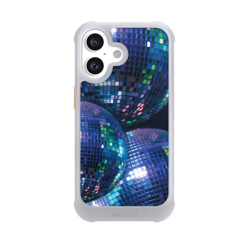 Apple iPhone 16 NIVOmax Discokugel Blau Schwarz Partytime mit KI