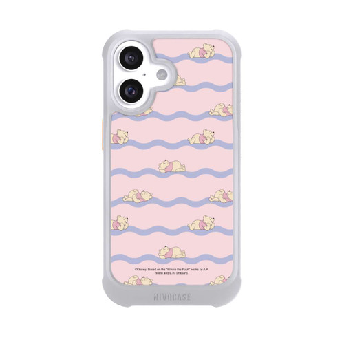 Apple iPhone 16 NIVOmax Winnie the Pooh Pink Waves