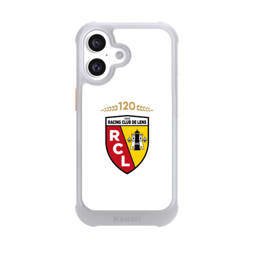 Apple iPhone 16 NIVOmax RC Lens 120 ans anniversaire blanc