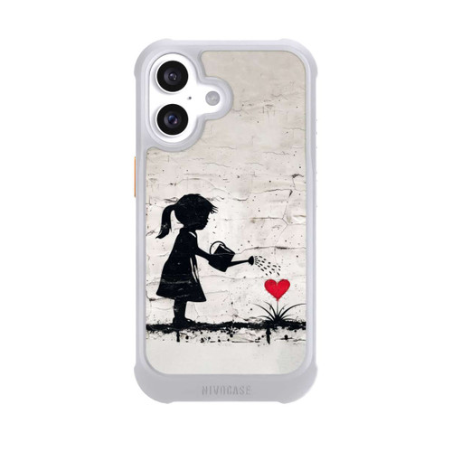 Apple iPhone 16 NIVOmax Girl Watering Bunch of Flowers 