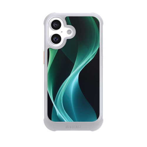 Apple iPhone 16 NIVOmax Grüner Hintergrund modern