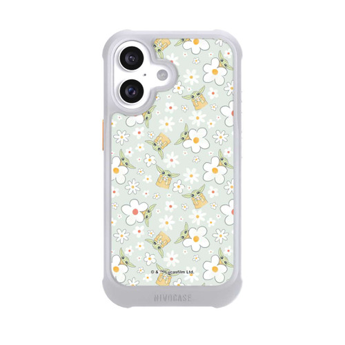 Apple iPhone 16 NIVOmax Baby Yoda Blumen Muster
