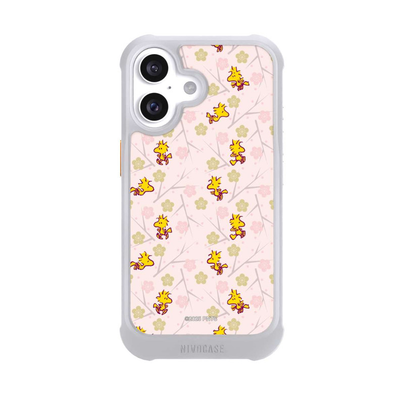 iPhone 16 NIVOmax Woodstock Pink Pattern