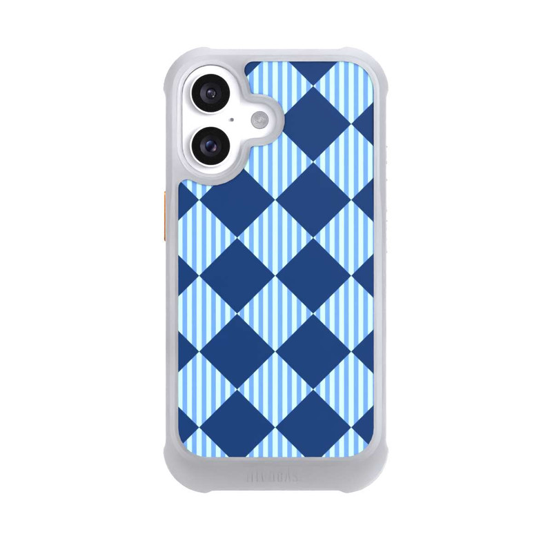 iPhone 16 NIVOmax Diamond Pattern Blue