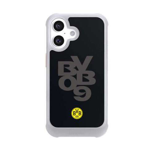 Apple iPhone 16 NIVOmax BVB09 Grau Schwarz