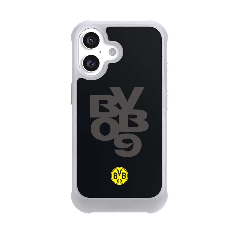 iPhone 16 NIVOmax BVB09 Grau Schwarz