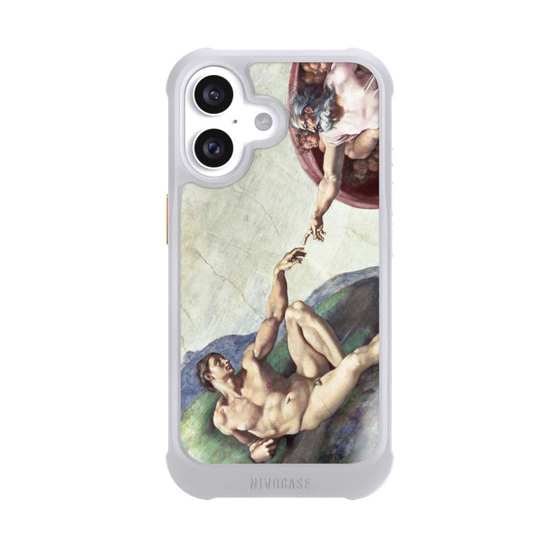 iPhone 16 NIVOmax Michelangelo Buonarroti Création d'Adam