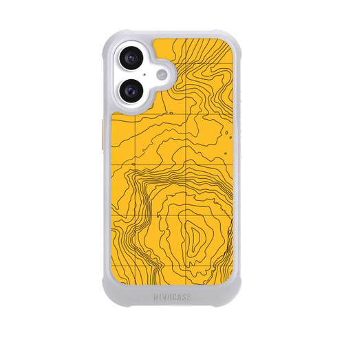 Apple iPhone 16 NIVOmax Berg gelbe Linien