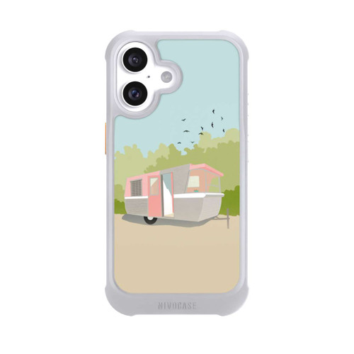 Apple iPhone 16 NIVOmax Retro Glamping by Roberta Murray