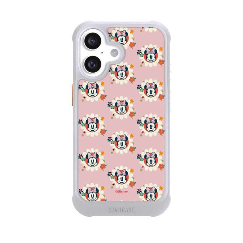 iPhone 16 NIVOmax Minnie's Magic Flowers Retro Pattern
