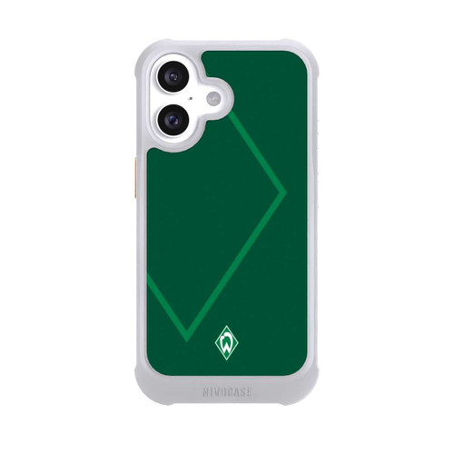 Apple iPhone 16 NIVOmax Werder Grün Rautenelement