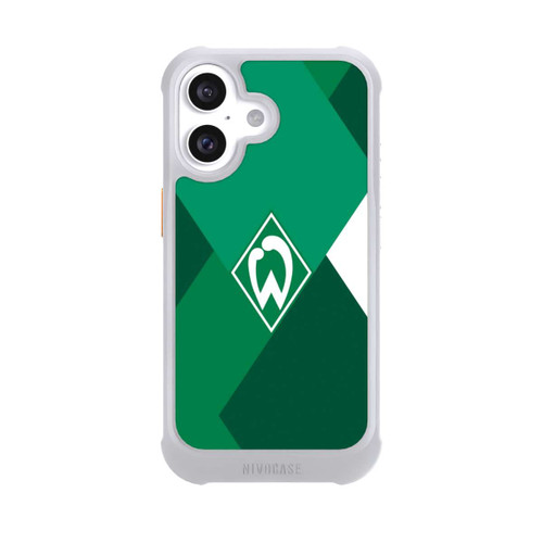 Apple iPhone 16 NIVOmax Werder Bremen Rautenmuster