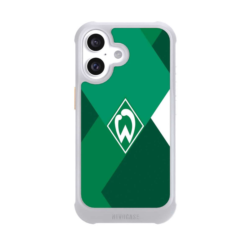 iPhone 16 NIVOmax Werder Bremen Rautenmuster