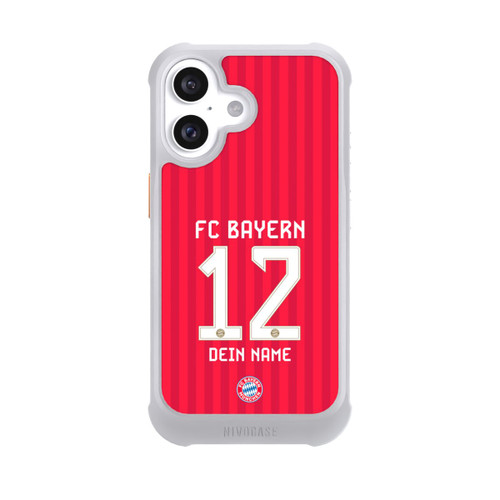 Apple iPhone 16 NIVOmax FC Bayern München Trikot Personalisierbar 26-27
