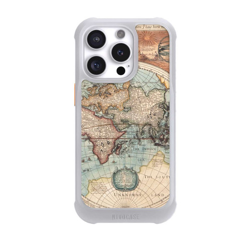 Apple iPhone 16 Pro NIVOmax Vintage Weltkarte
