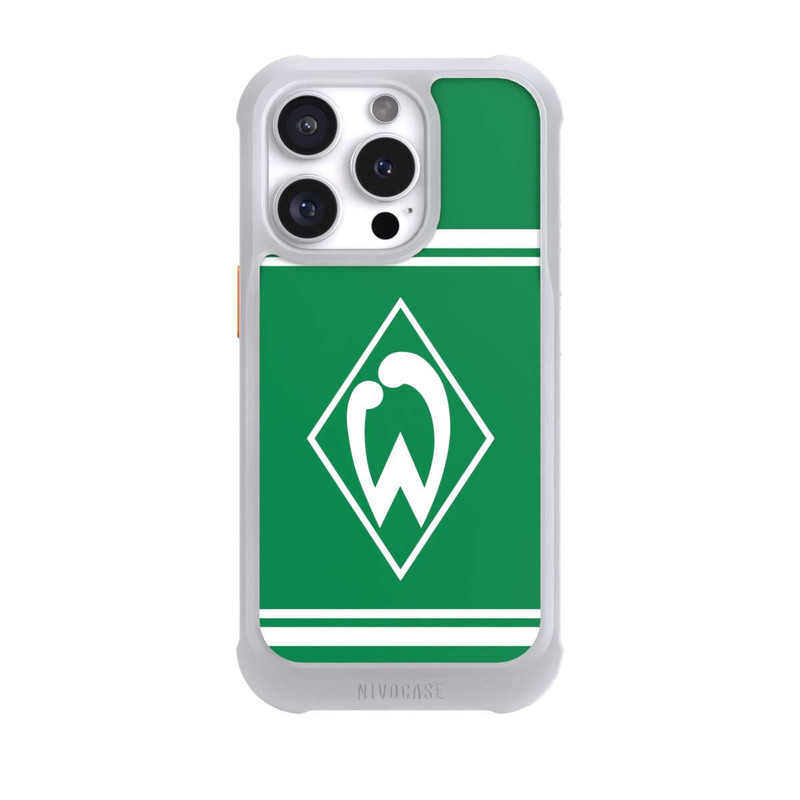 iPhone 16 Pro NIVOmax Werder Stripes Green