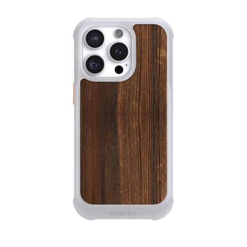 Apple iPhone 16 Pro NIVOmax Look Bois de Noyer