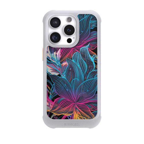 Apple iPhone 16 Pro NIVOmax Neon Flower Power