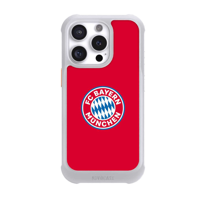 iPhone 16 Pro NIVOmax FCB Logo auf Rot