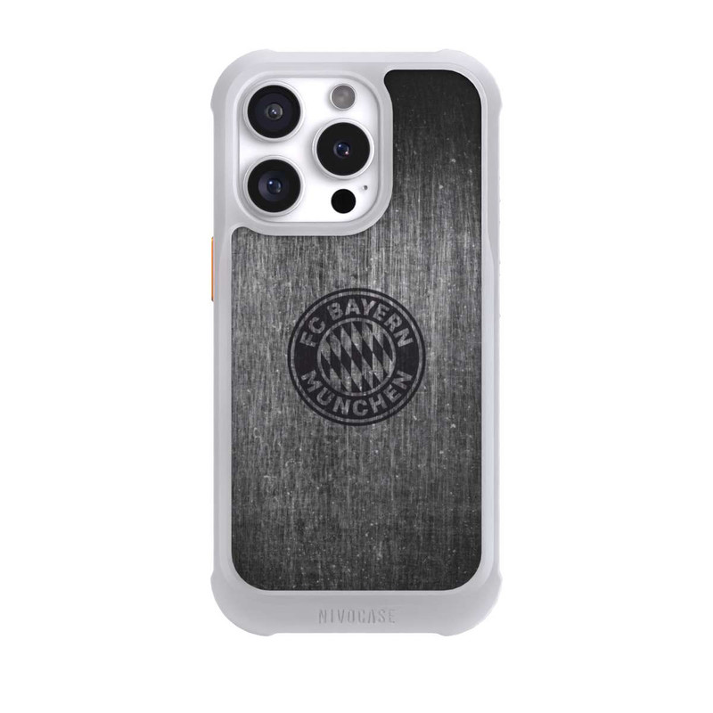 iPhone 16 Pro NIVOmax Metal look FCB Logo plain