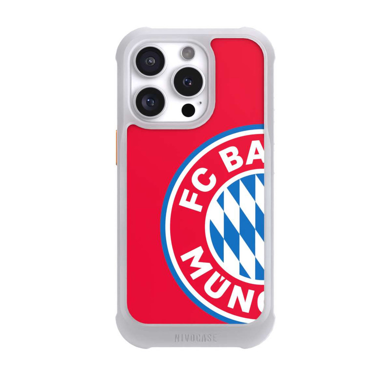 iPhone 16 Pro NIVOmax Großes FCB Logo Rot
