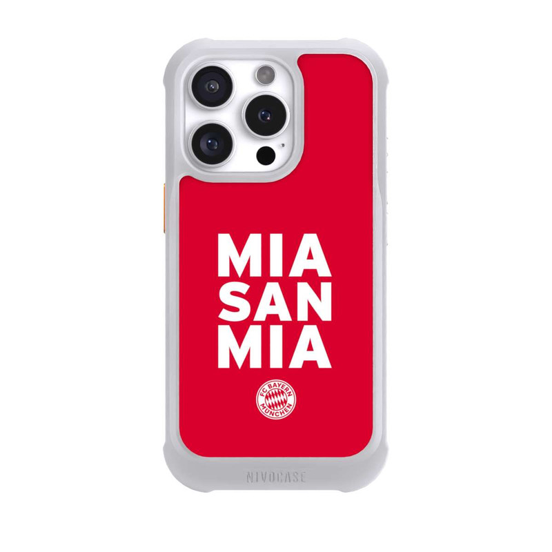 iPhone 16 Pro NIVOmax Mia San Mia FCB rouge