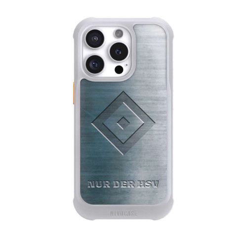 Apple iPhone 16 Pro NIVOmax Nur der HSV Metalllook