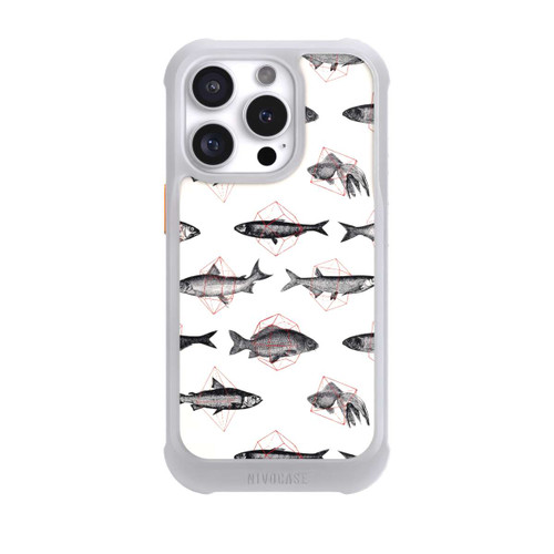 Apple iPhone 16 Pro NIVOmax Fische in Geometrie