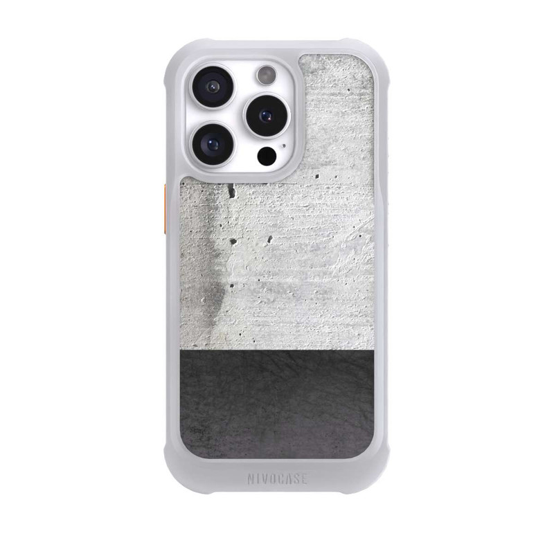 iPhone 16 Pro NIVOmax Cuir et béton