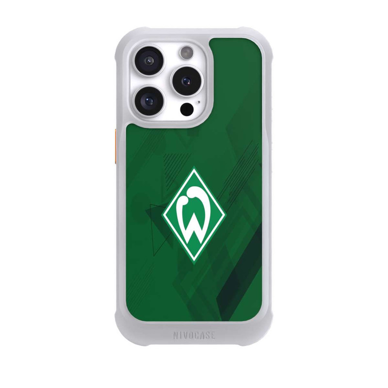 iPhone 16 Pro NIVOmax Grüne Grafikelemente - Werder Bremen