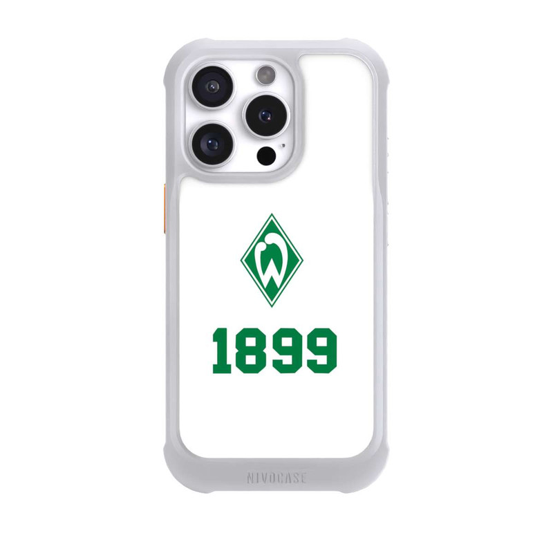 iPhone 16 Pro NIVOmax 1899 Grün-Weiß Lebenslang Weiss - Werder Bremen