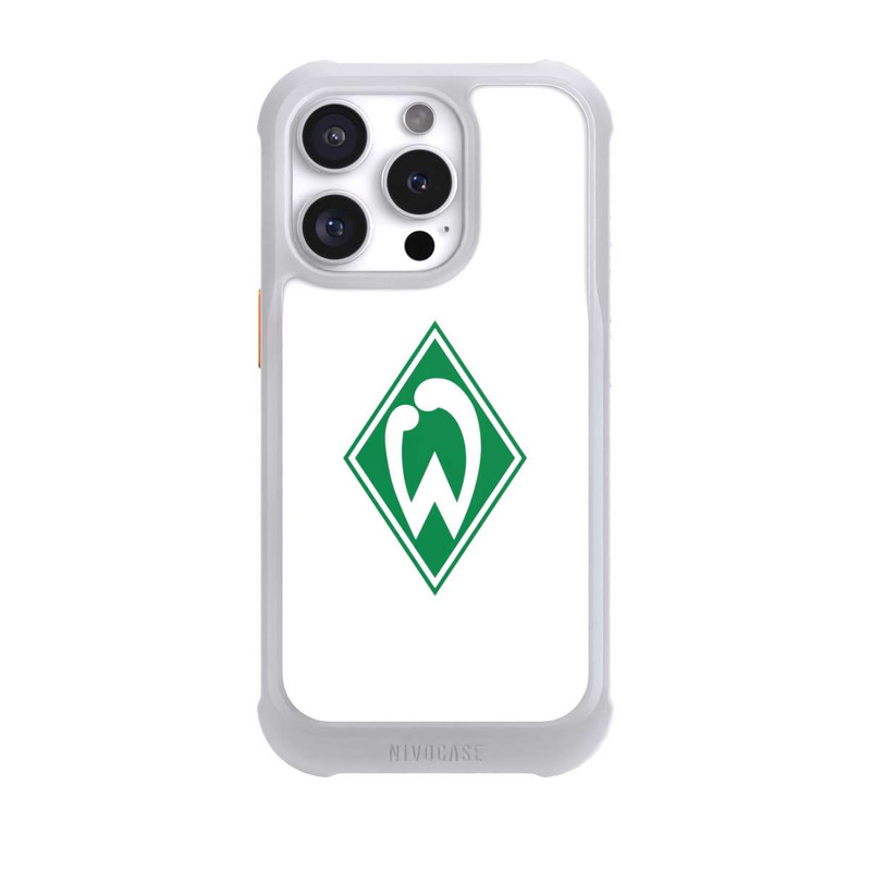 iPhone 16 Pro NIVOmax Logo auf Weiß - Werder Bremen