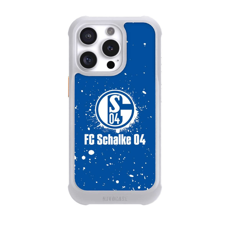 iPhone 16 Pro NIVOmax Schalke 04 - Spraylogo