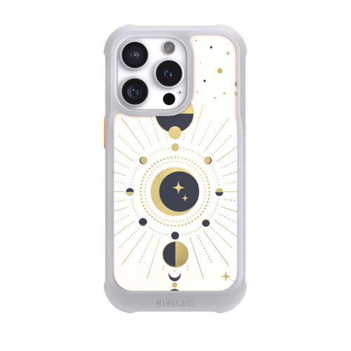 Apple iPhone 16 Pro NIVOmax Look abstrait or rose