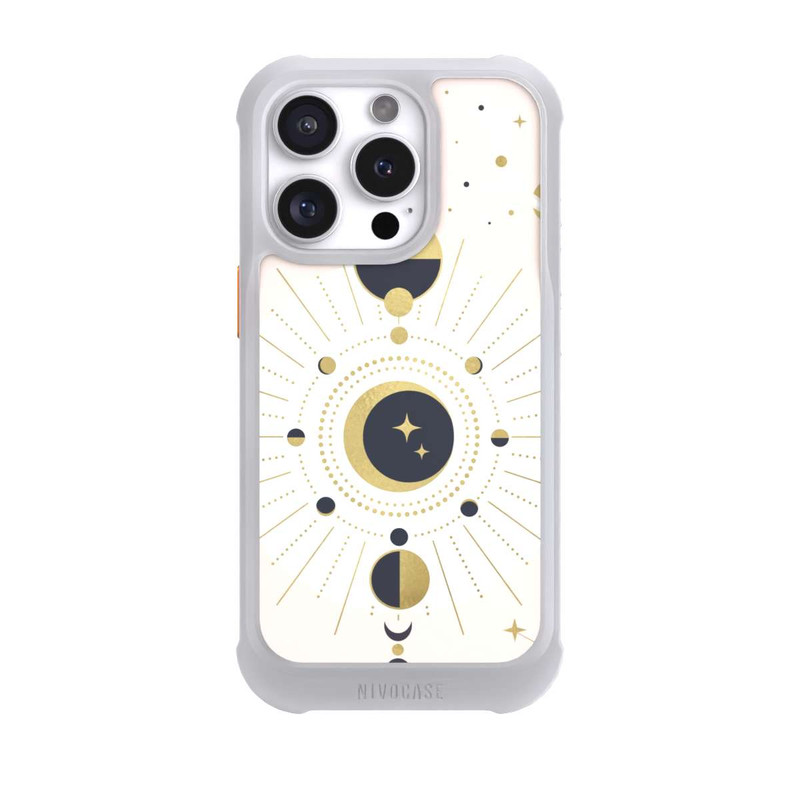 iPhone 16 Pro NIVOmax Abstract Rose Gold Look