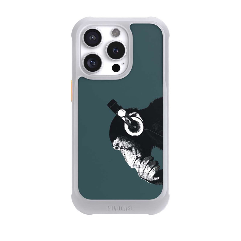 iPhone 16 Pro NIVOmax Denkender Affe Blau