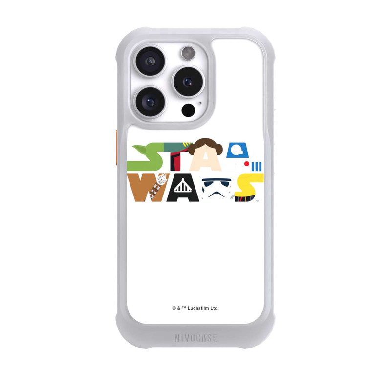 iPhone 16 Pro NIVOmax Logo de la bande dessinée Star Wars