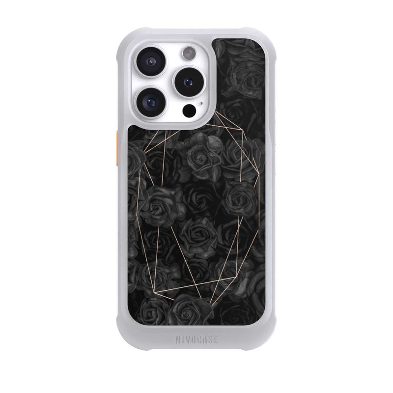 iPhone 16 Pro NIVOmax Schwarze Rosen