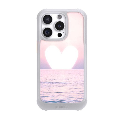 Apple iPhone 16 Pro NIVOmax Coucher de soleil sur le cœur