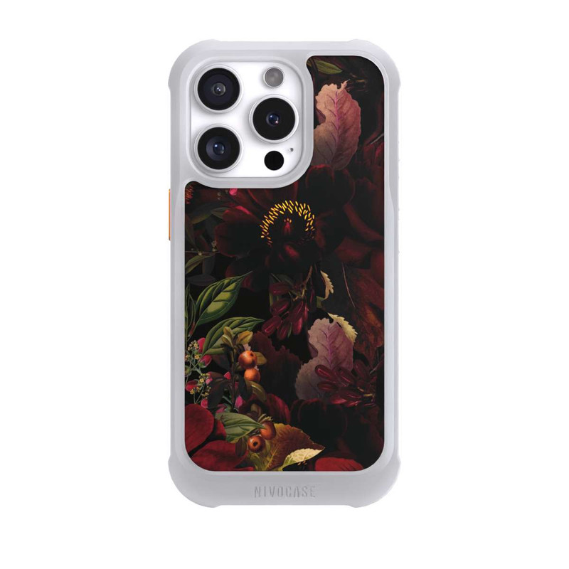 iPhone 16 Pro NIVOmax Champ de Fleurs Foncé